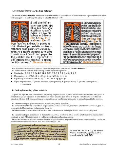 Escritura gotica