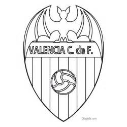 Escudo Valencia FC   Dibujalia   Dibujos para colorear ...