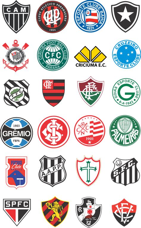Escudos de Times de Futebol Brasileiro