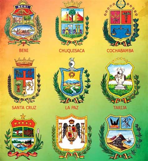 Escudos departamentales de Bolivia