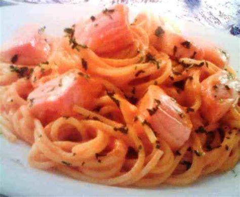 Espaguetis Con Salmón Fresco | Mis Recetas Caseras
