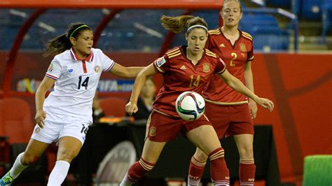 España 1   Costa Rica 1 Mundial de fútbol femenino