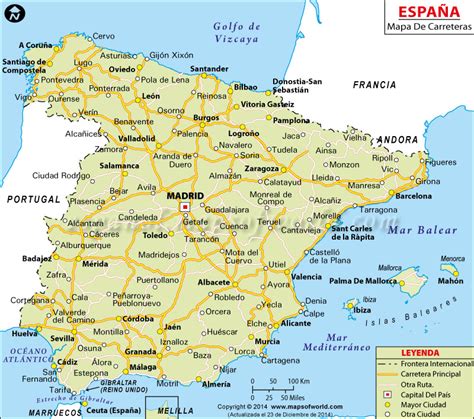 España Mapa de Ruta | Mapa de Carreteras de España