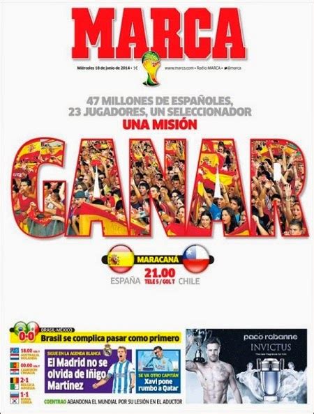 España se juega la clasificación ante Chile: Las portadas ...