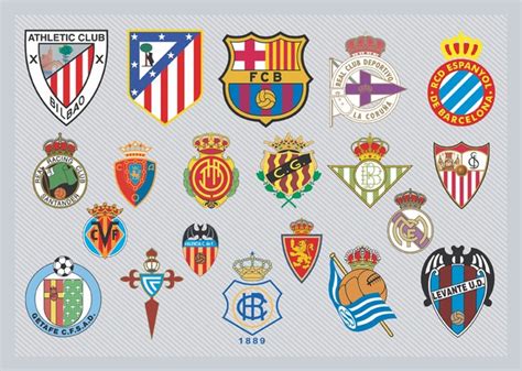 Español logos del equipo de fútbol | Descargar Vectores gratis