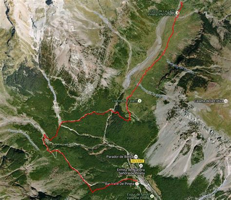 Espectacular ruta desde la Pineta a las Cascadas de La Larri