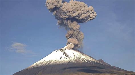 Espectacular Volcán Popocatépetl 2 de julio 2017 8:19 am ...
