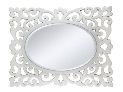 Espejo barroco blanco   Espejos decorativos de pared online