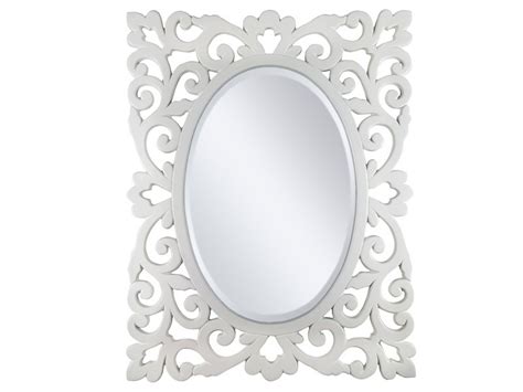 Espejo barroco blanco   Espejos decorativos de pared online