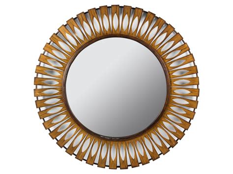 Espejo redondo sol color dorado   Venta online de espejos