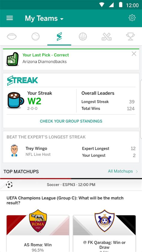 ESPN Fantasy Sports   Android Apps on Google Play