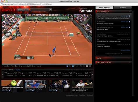 Espn Live Streaming Tennis