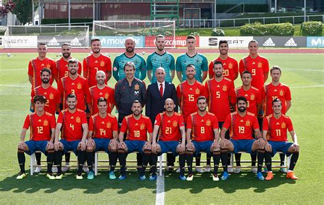 Esta es la foto oficial de la Selección Española para la ...