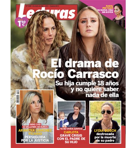 Esta semana, en Lecturas, el drama de Rocío Carrasco ...