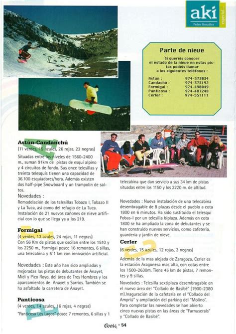 Estaciones de esquí « Revista Aki Zaragoza 055 « Aki Zaragoza