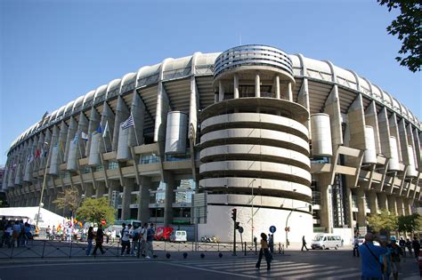 Estadio Santiago Bernabéu campo donde juega el Real Madrid
