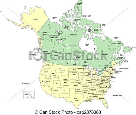Estados, canadá, 50, estados unidos de américa, nombres ...