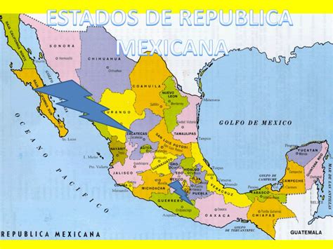 ESTADOS DE REPUBLICA MEXICANA.   ppt descargar