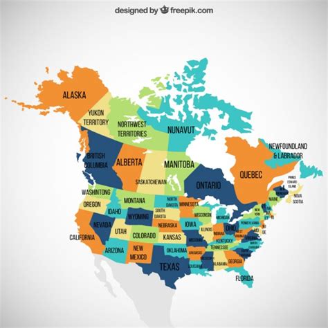 Estados Do Canada Mapa