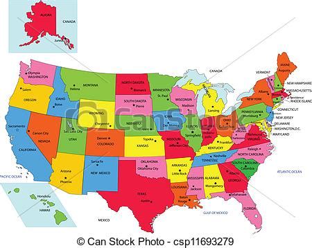 Estados, estado, 50, estados unidos de américa, nombres ...