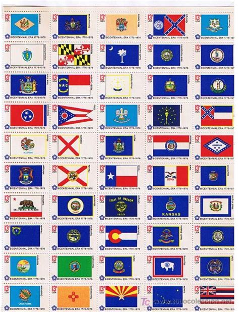 estados unidos 1976   bicentenario banderas de   Comprar ...