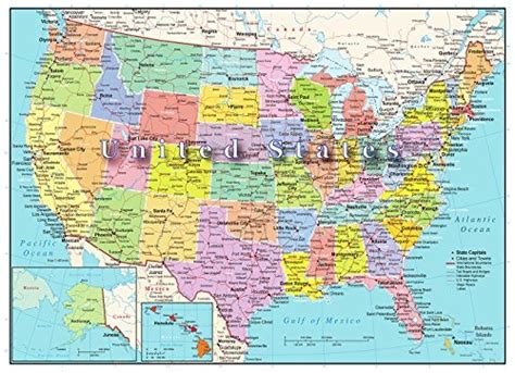 Estados Unidos De América Mapa 1,000 Piezas De ...