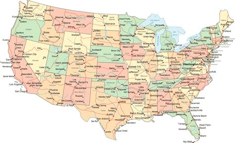 Estados Unidos | Mapa: USA