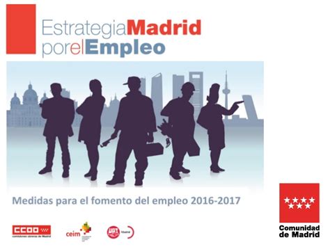 Estategia para el empleo 2016 2017 comunidad de madrid