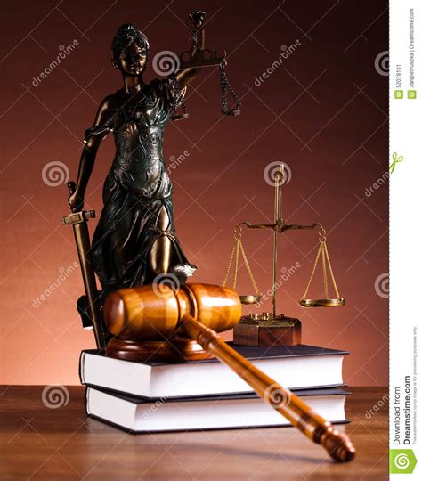 Estatua De La Justicia De La Señora, Concepto De La Ley ...