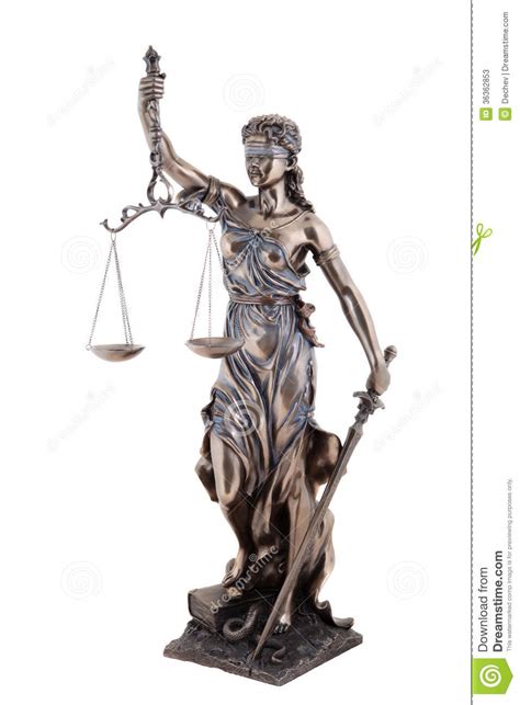 Estatua De La Justicia Fotos de archivo   Imagen: 36362853