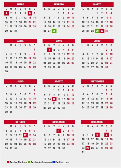Este es el Calendario laboral en Andalucía para 2018 ...