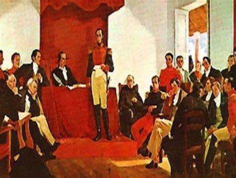 Esto hizo Simón Bolívar en el Congreso de Angostura de ...
