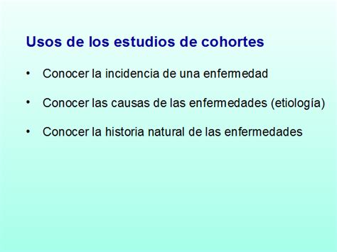 Estudios de cohortes   Monografias.com