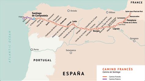 Etapas del Camino Francés del Camino de Santiago :: Guía ...