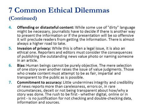 Ethical Dilemma Examples