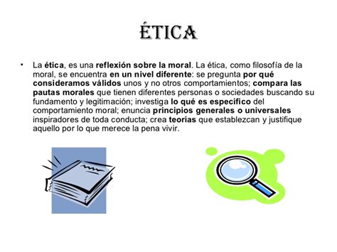 ETICA Y MORAL