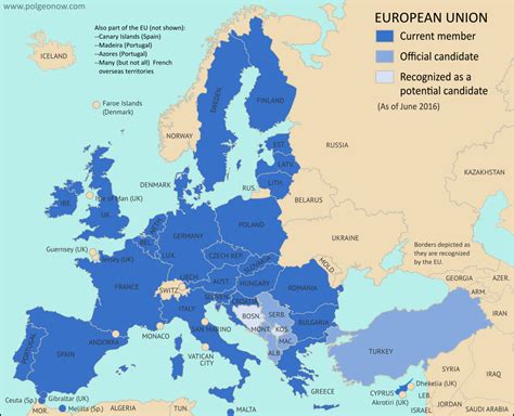 Eu Countries Map | Adriftskateshop