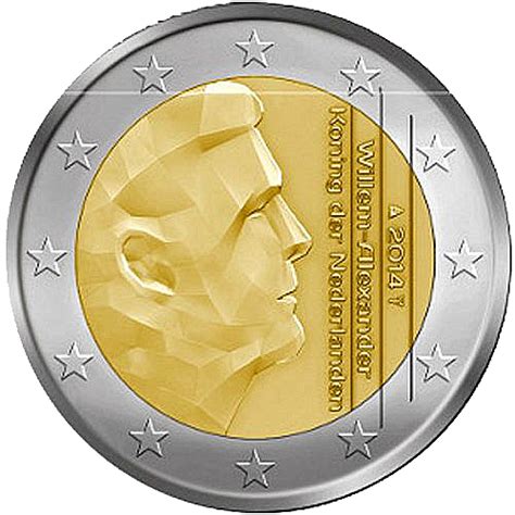 Euro coins  Netherlands 2 EURO 2014   commemorative ...