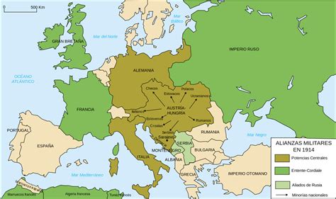 Europa en la Primera Guerra Mundial   Wikipedia, la ...