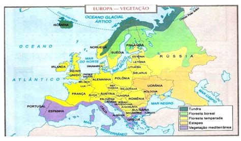 Europa Física e Humana: Clima, Vegetação, Características ...
