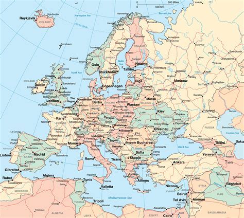 Europe Map Region Country | Map of World Region City