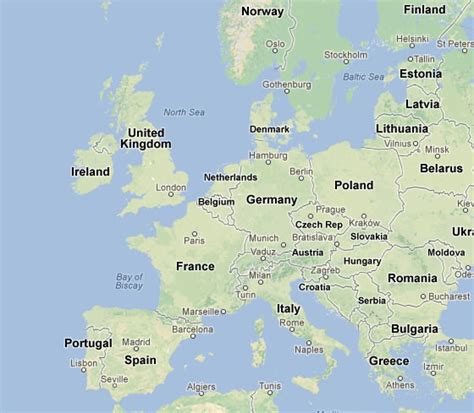 Europe – Google Map – MadManBlog