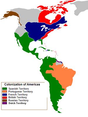 European colonization of the Americas : Map  The Full Wiki