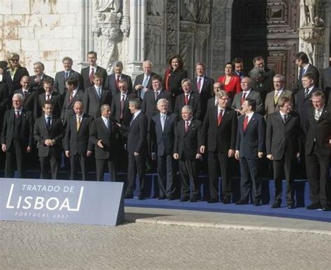 European leaders sign Lisbon Treaty   Wikinews, the free ...