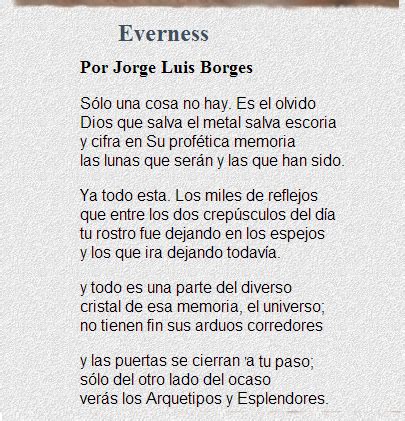 Everness, poema de Borges con su voz.