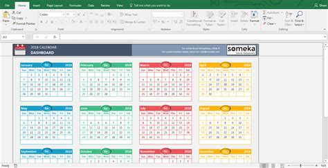 Excel Calendar Templates   Download FREE Printable Excel ...
