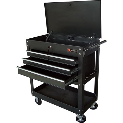 Excel Rolling Tool Cart — 4 Drawers, Model# TC400 ...