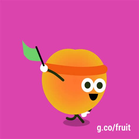 Excited Peach GIF by Google   Find & Share on GIPHY
