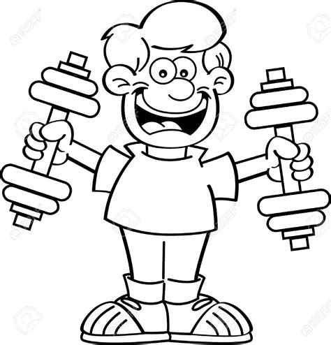 exercise clipart black and white 4 | Clipart Station