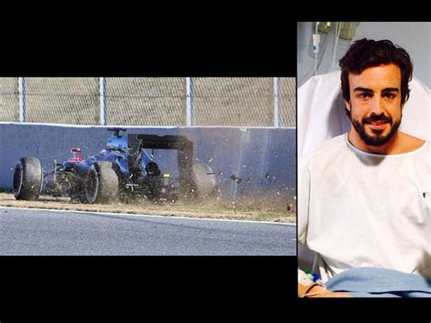 F1: Alonso accidentado e internado en el hospital ...
